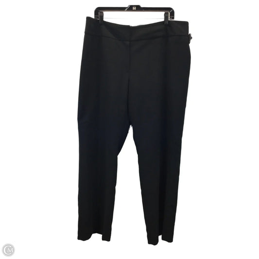 Pants Dress By Kasper In Black, Size: 18