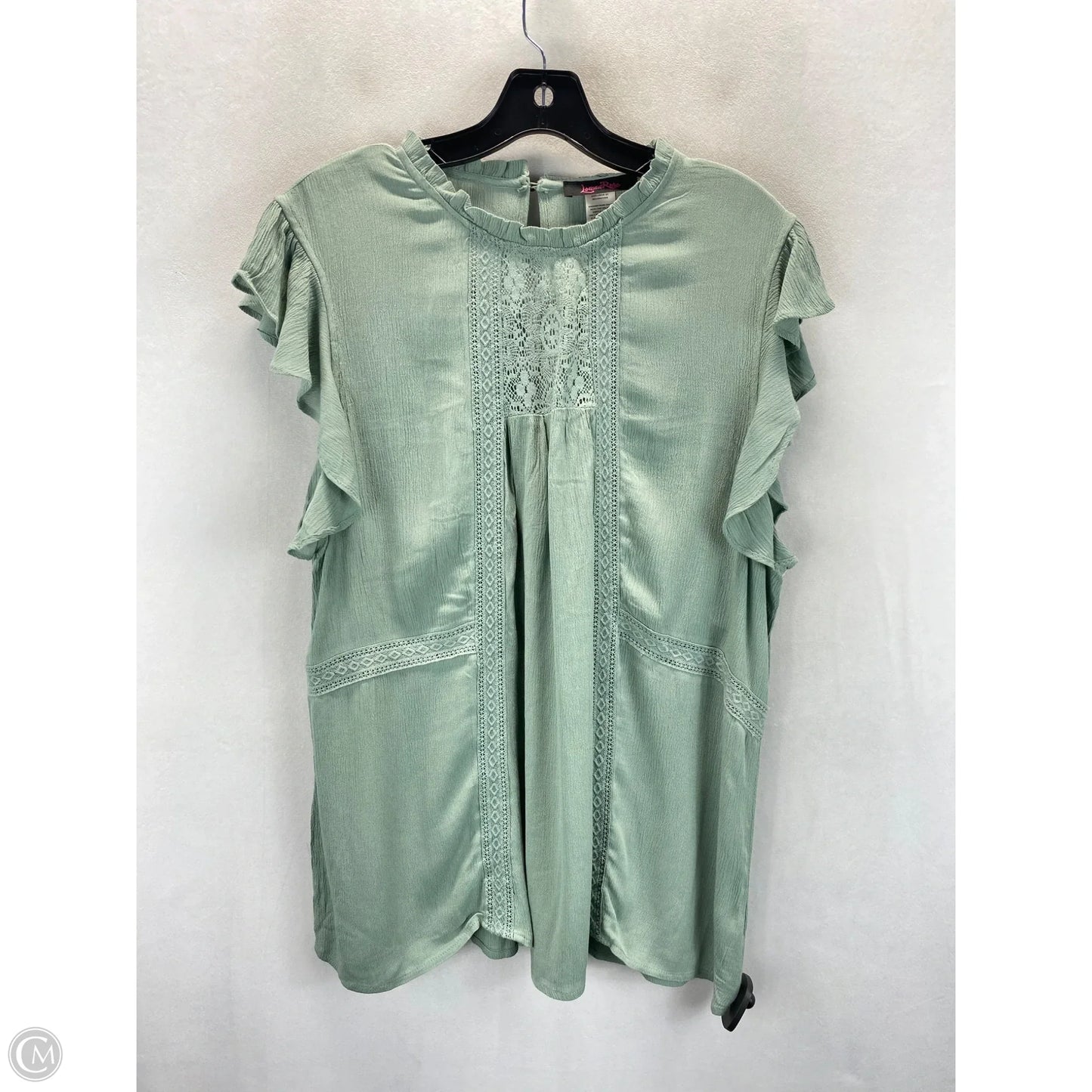 Top Sleeveless By Clothes Mentor In Green, Size: Xxl