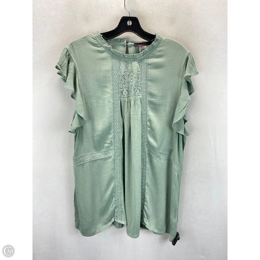 Top Sleeveless By Clothes Mentor In Green, Size: Xxl