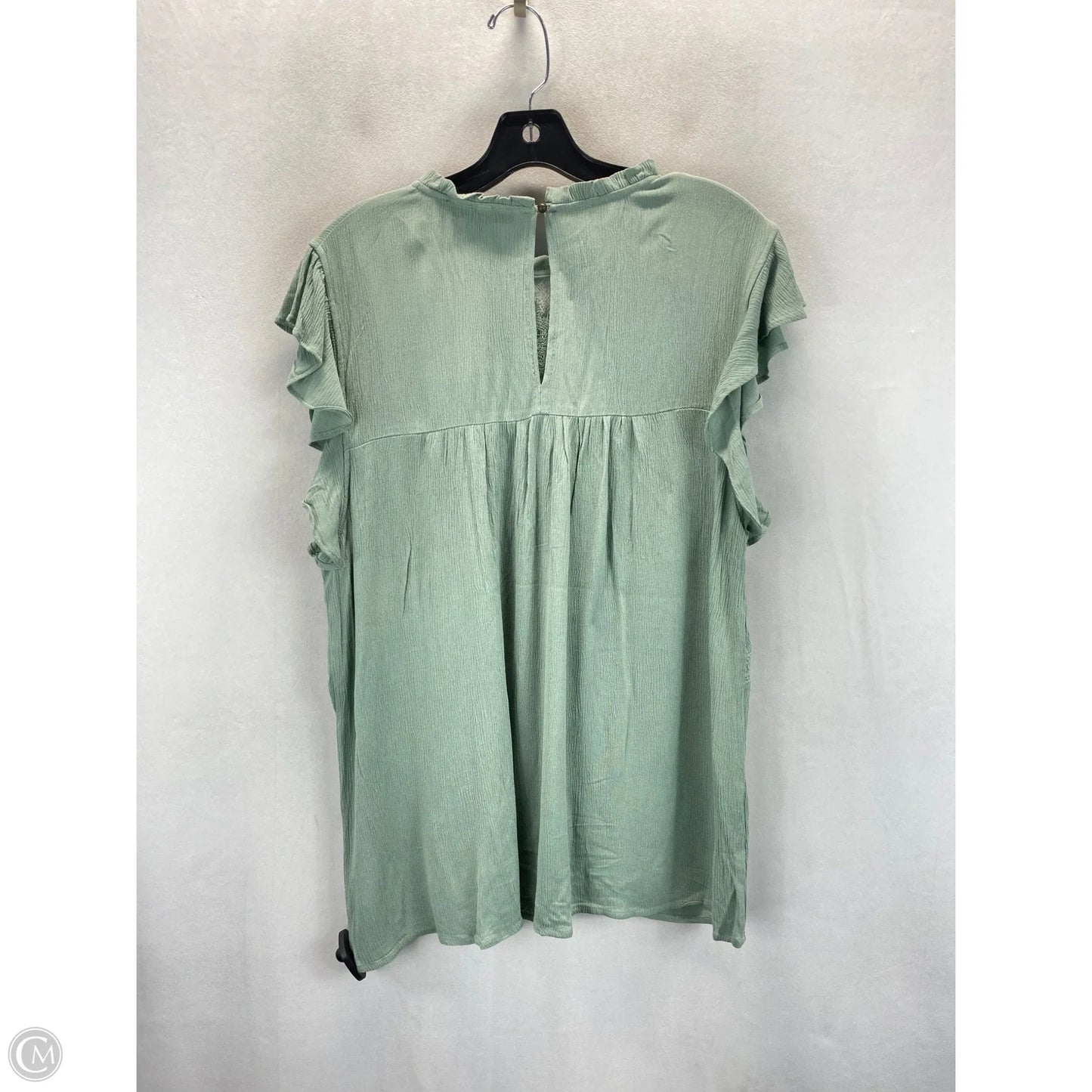 Top Sleeveless By Clothes Mentor In Green, Size: Xxl