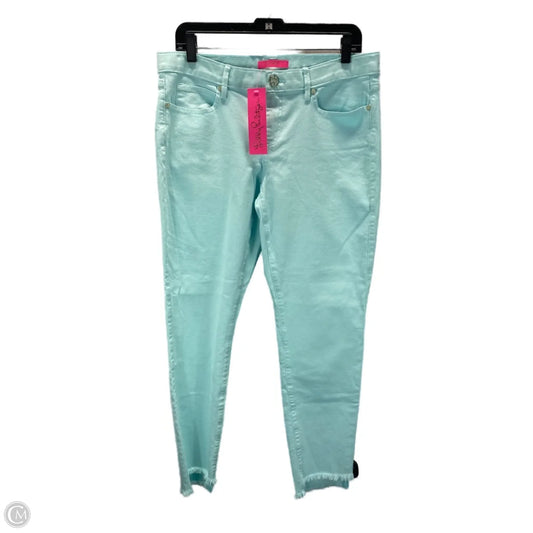 Jeans Designer By Lilly Pulitzer In Aqua, Size: 12
