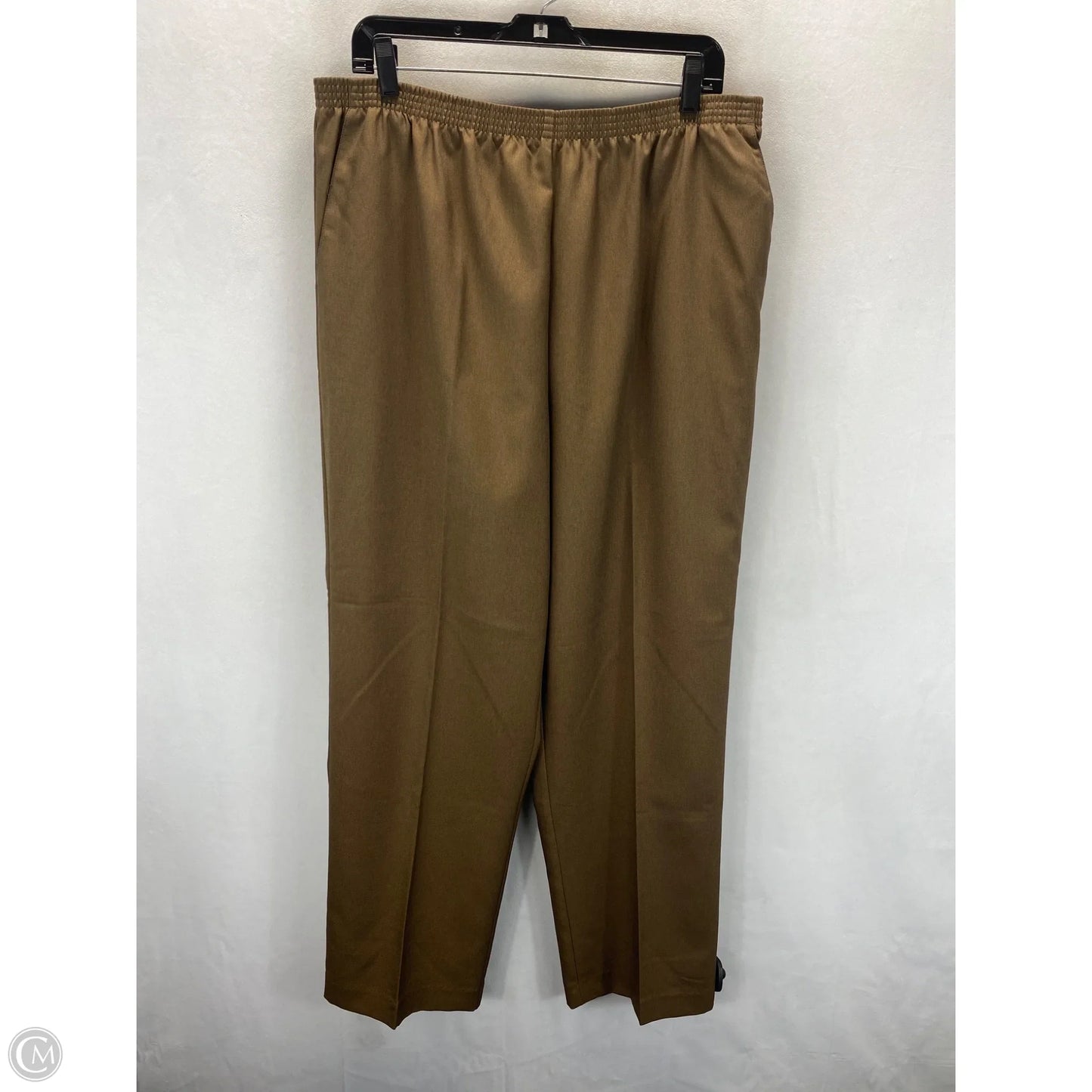 Pants Chinos & Khakis By Alfred Dunner In Brown, Size: 16