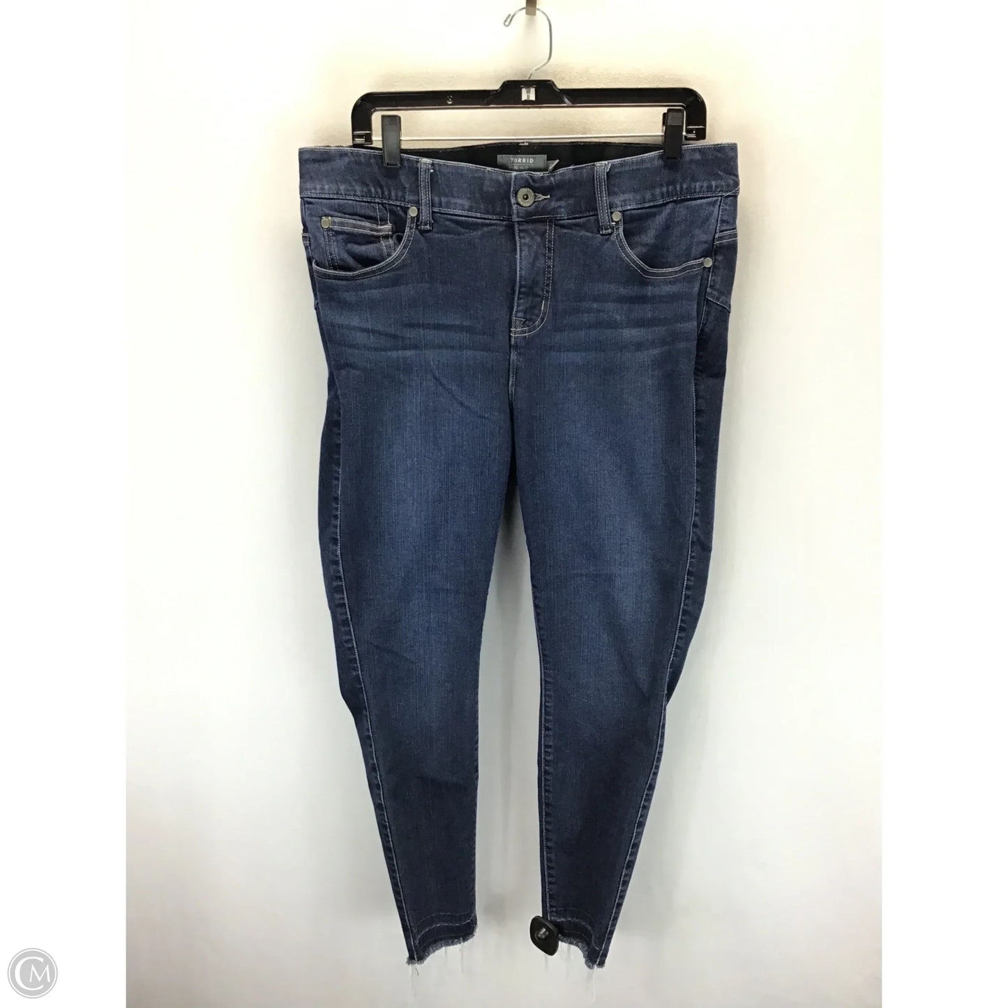 Jeans Skinny By Torrid In Blue Denim, Size: 16