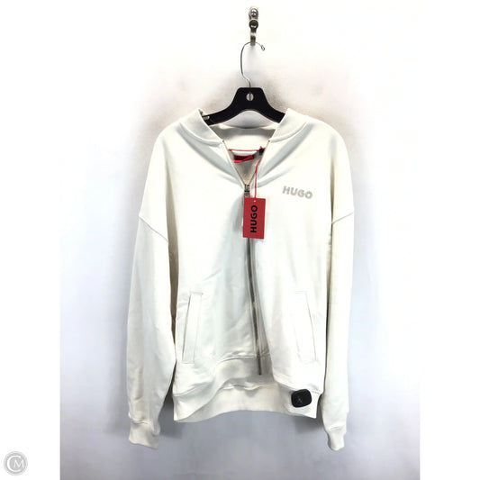 Jacket Fleece By Hugo Boss In Cream, Size: M