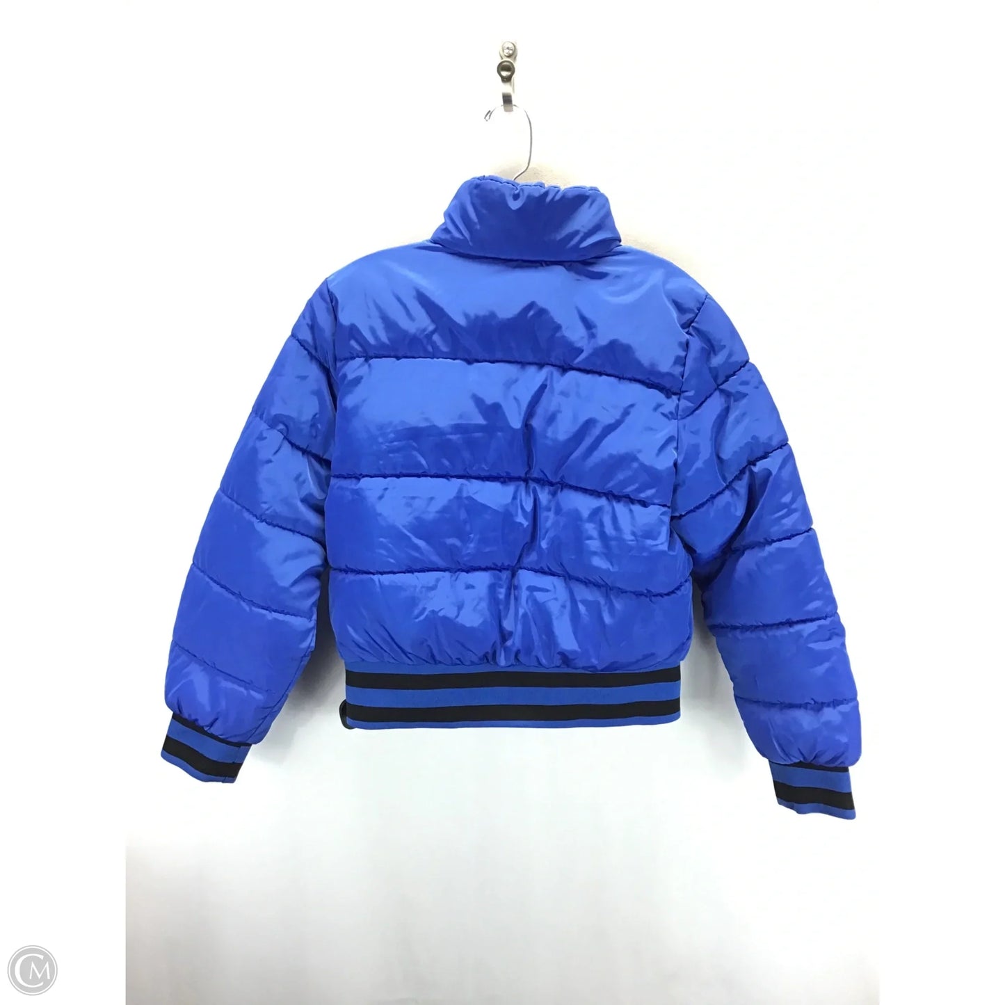 Jacket Puffer & Quilted By Fashion Nova In Blue, Size: M