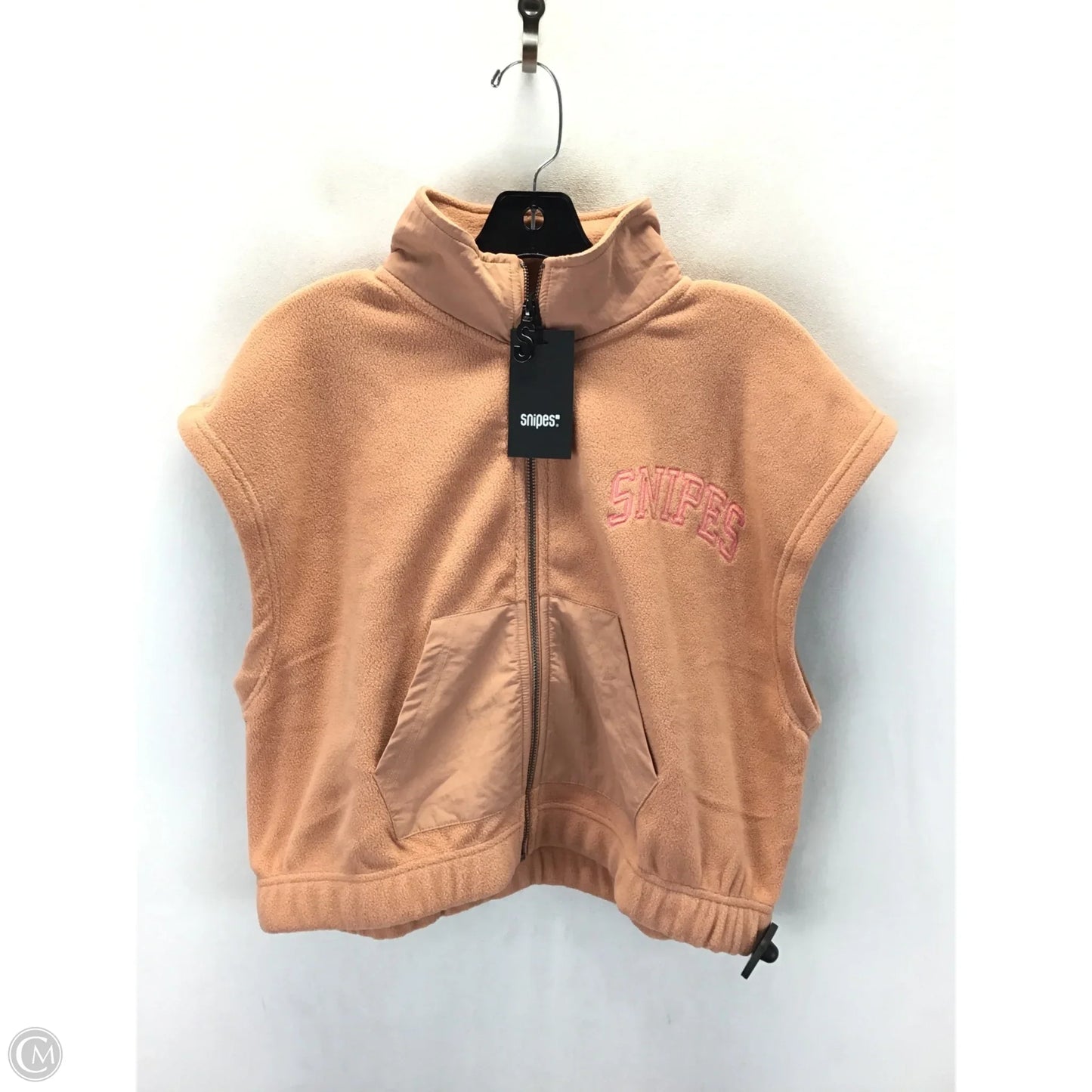 Vest Fleece By Clothes Mentor In Peach, Size: L