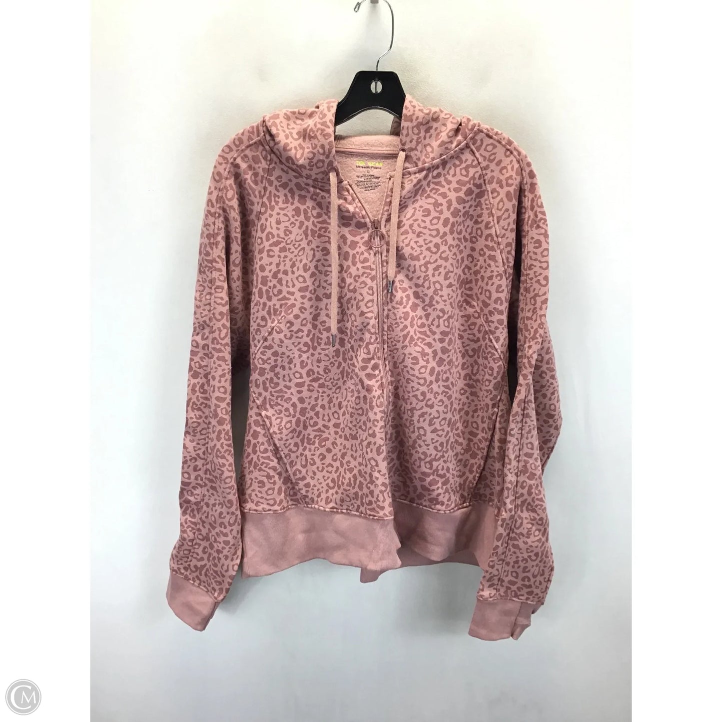Athletic Jacket By Tek Gear In Animal Print, Size: L