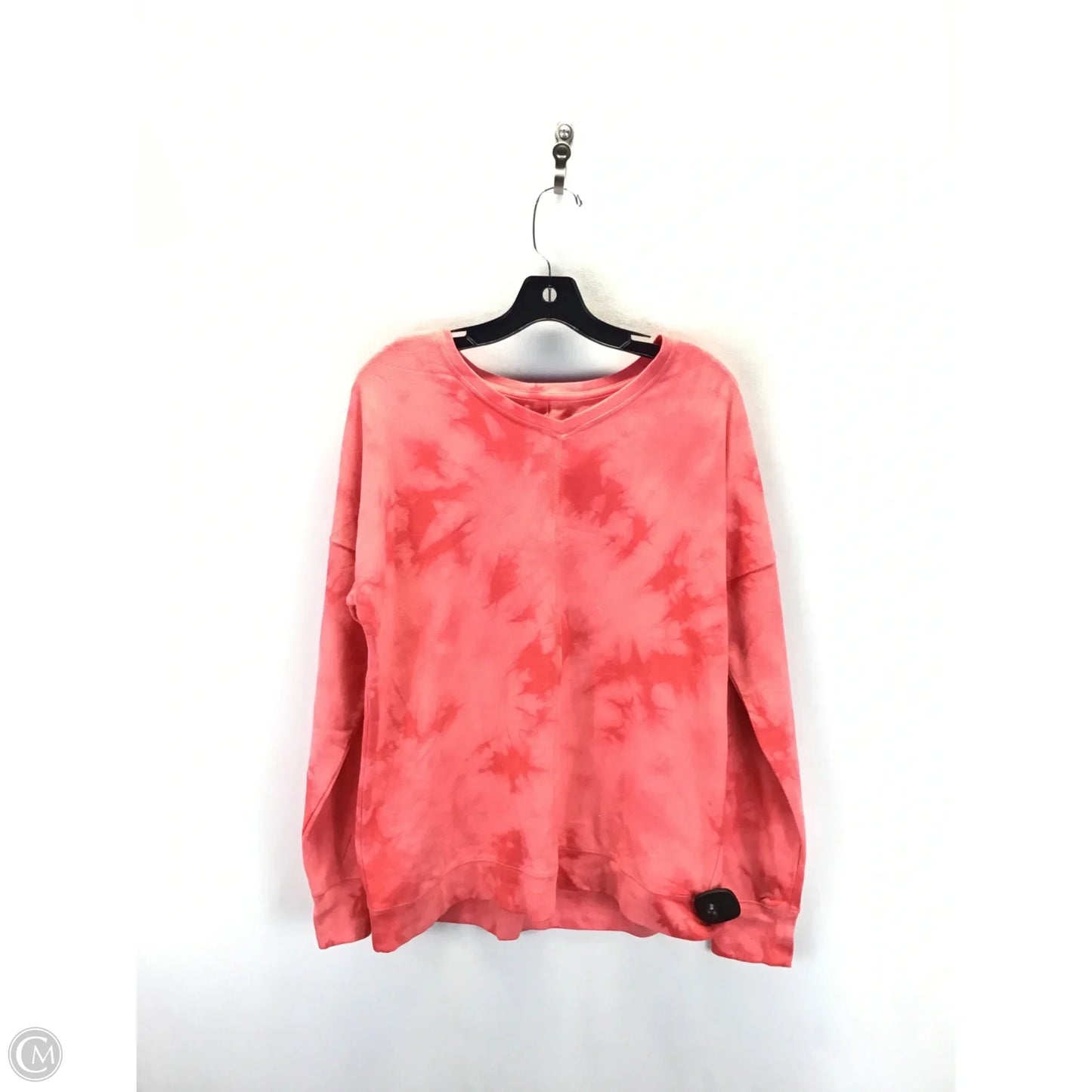 Sweatshirt Collar By Tek Gear In Peach, Size: L