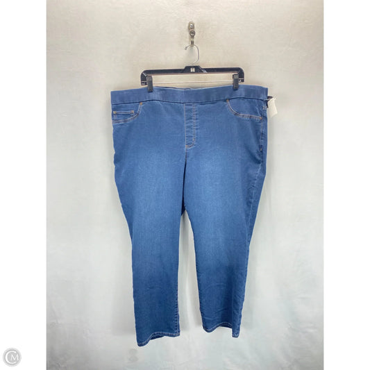 Jeans Boyfriend By Kim Rogers In Blue Denim, Size: 22