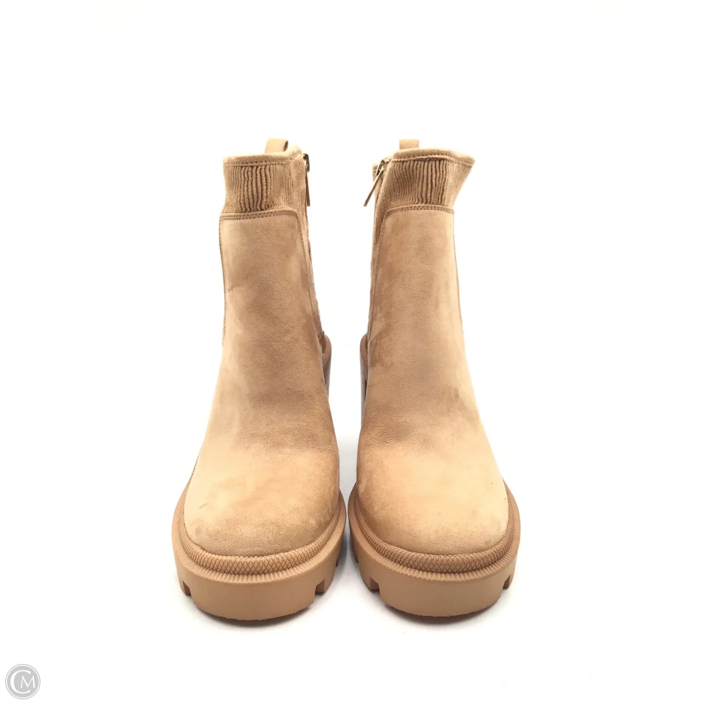 Boots Combat By Jennifer Lopez In Tan, Size: 9.5
