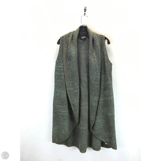 Vest Fleece By Lucky Brand In Green, Size: M