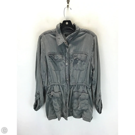 Jacket Denim By Lucky Brand In Black, Size: L