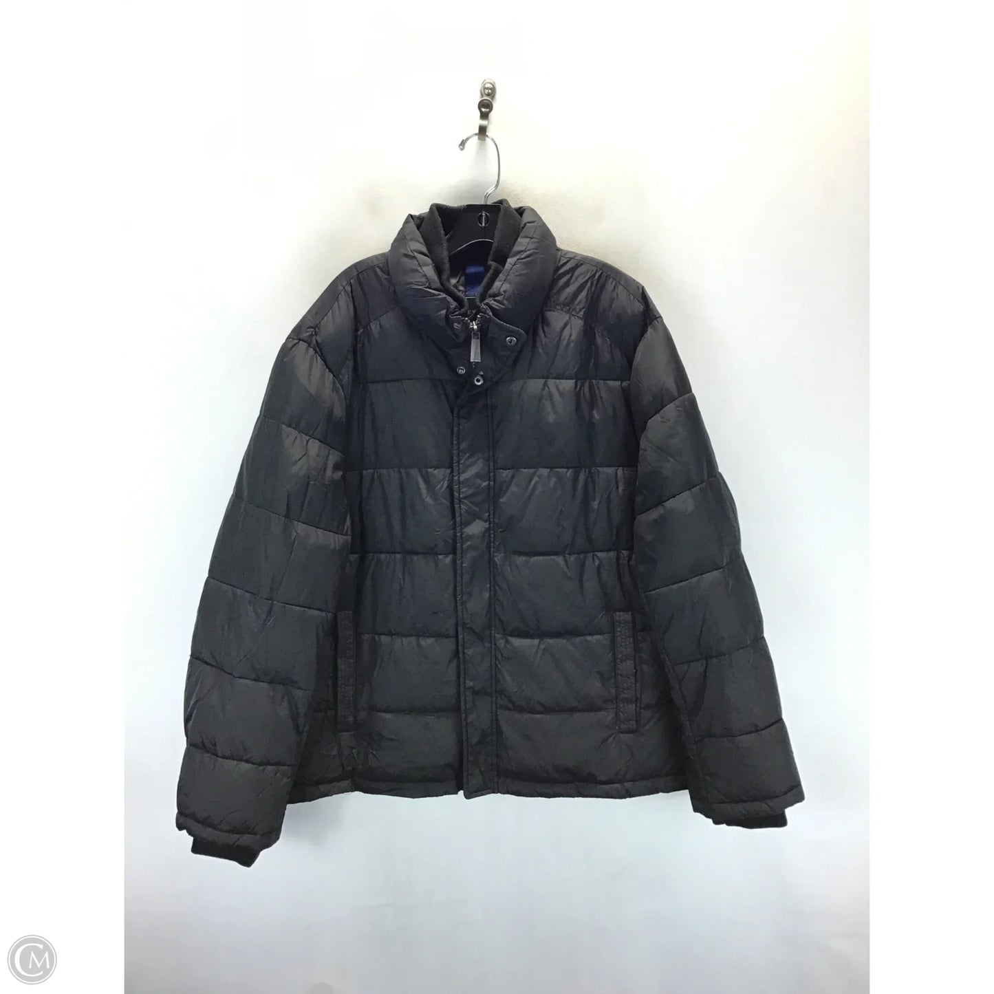 Coat Puffer & Quilted By Andrew Marc In Black, Size: Xl