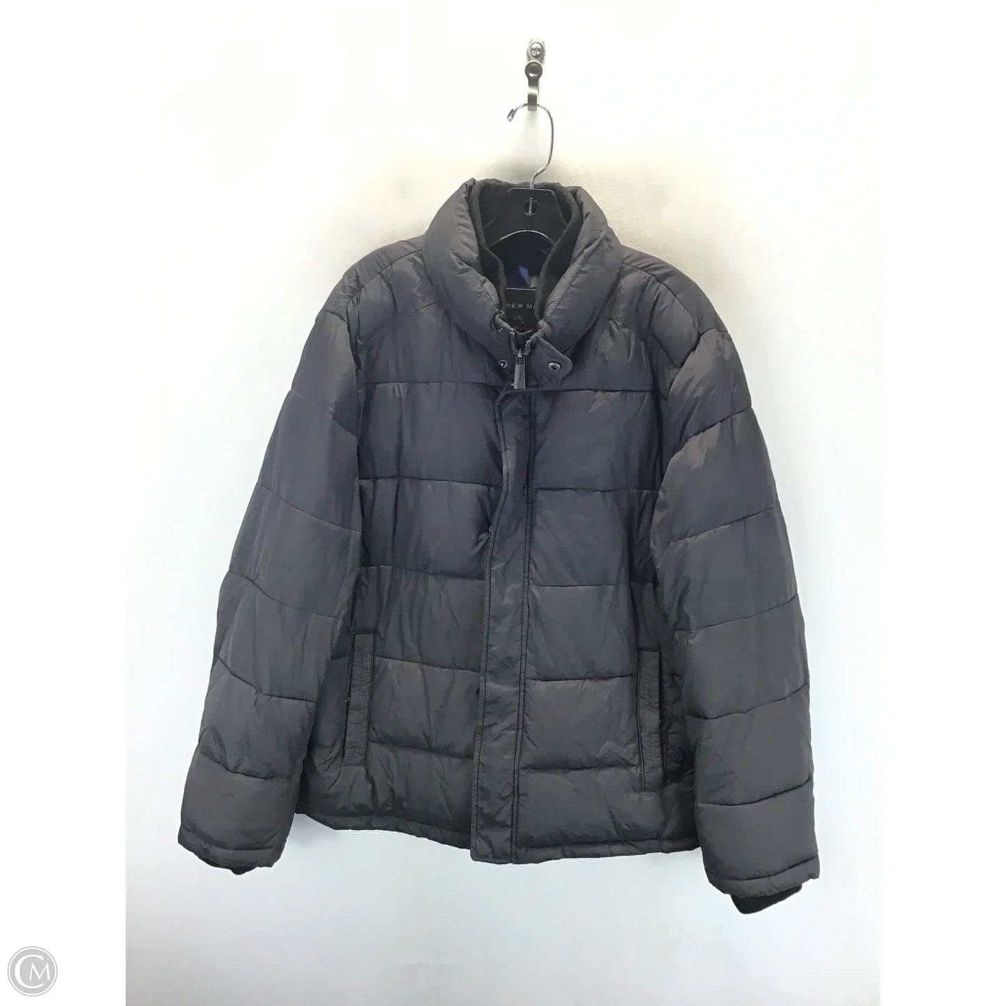 Coat Puffer & Quilted By Catherine Malandrino In Grey, Size: Xl
