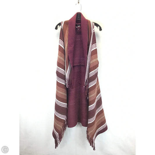 Shawl By Apt 9 In Maroon, Size: Osfm