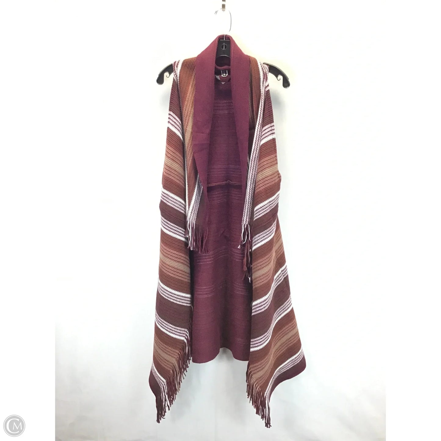 Shawl By Apt 9 In Maroon, Size: Osfm