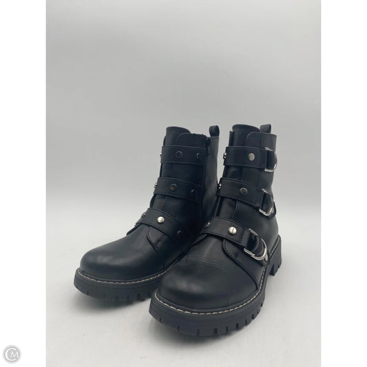 Boots Combat By So In Black, Size: 6.5