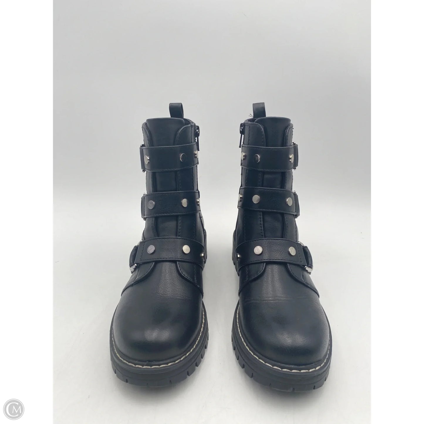 Boots Combat By So In Black, Size: 6.5