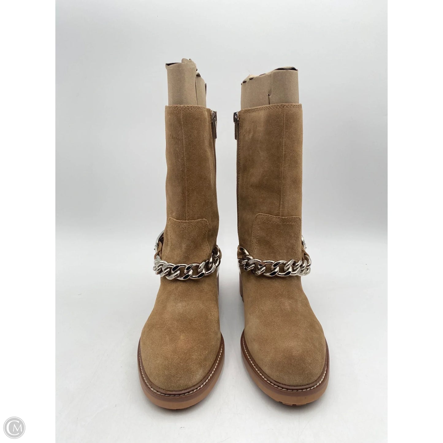 Boots Combat By Vince Camuto In Tan, Size: 6