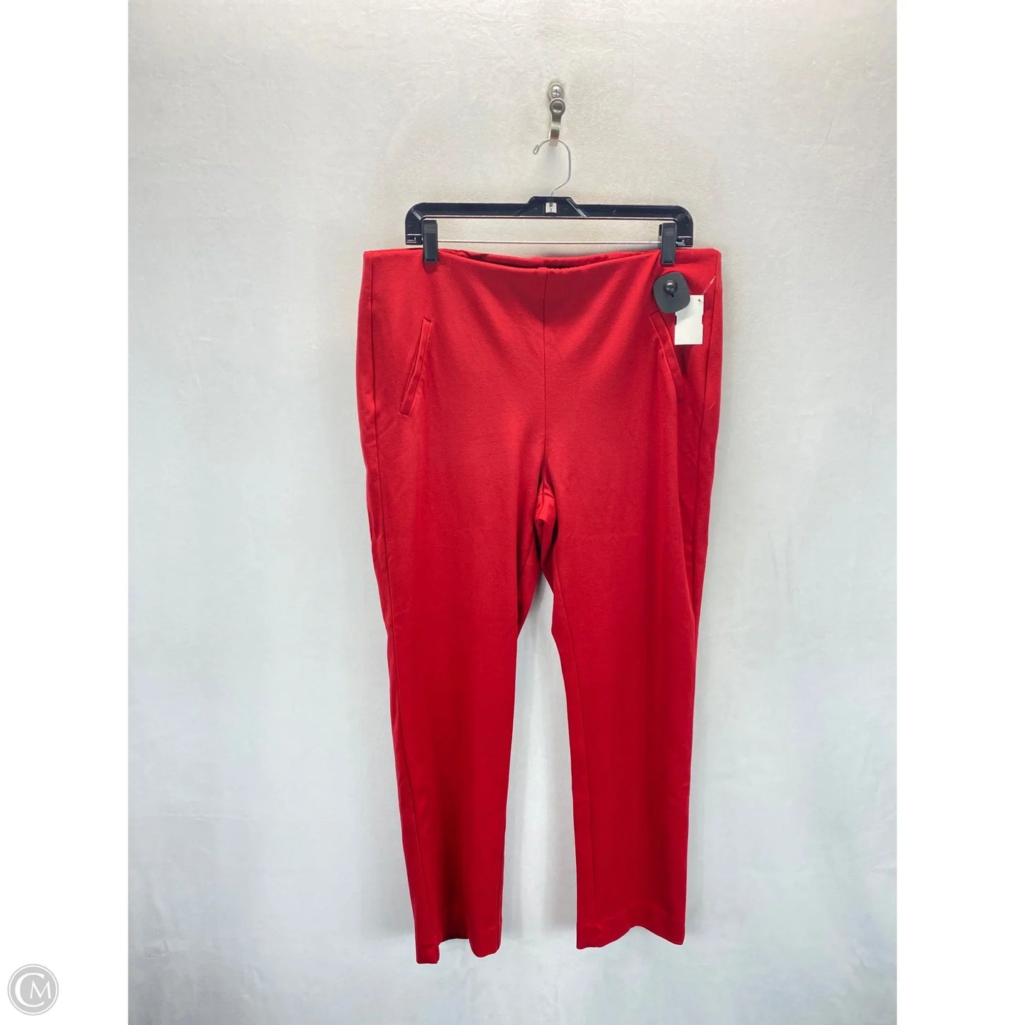 Pants Cropped By Chicos In Red, Size: 14