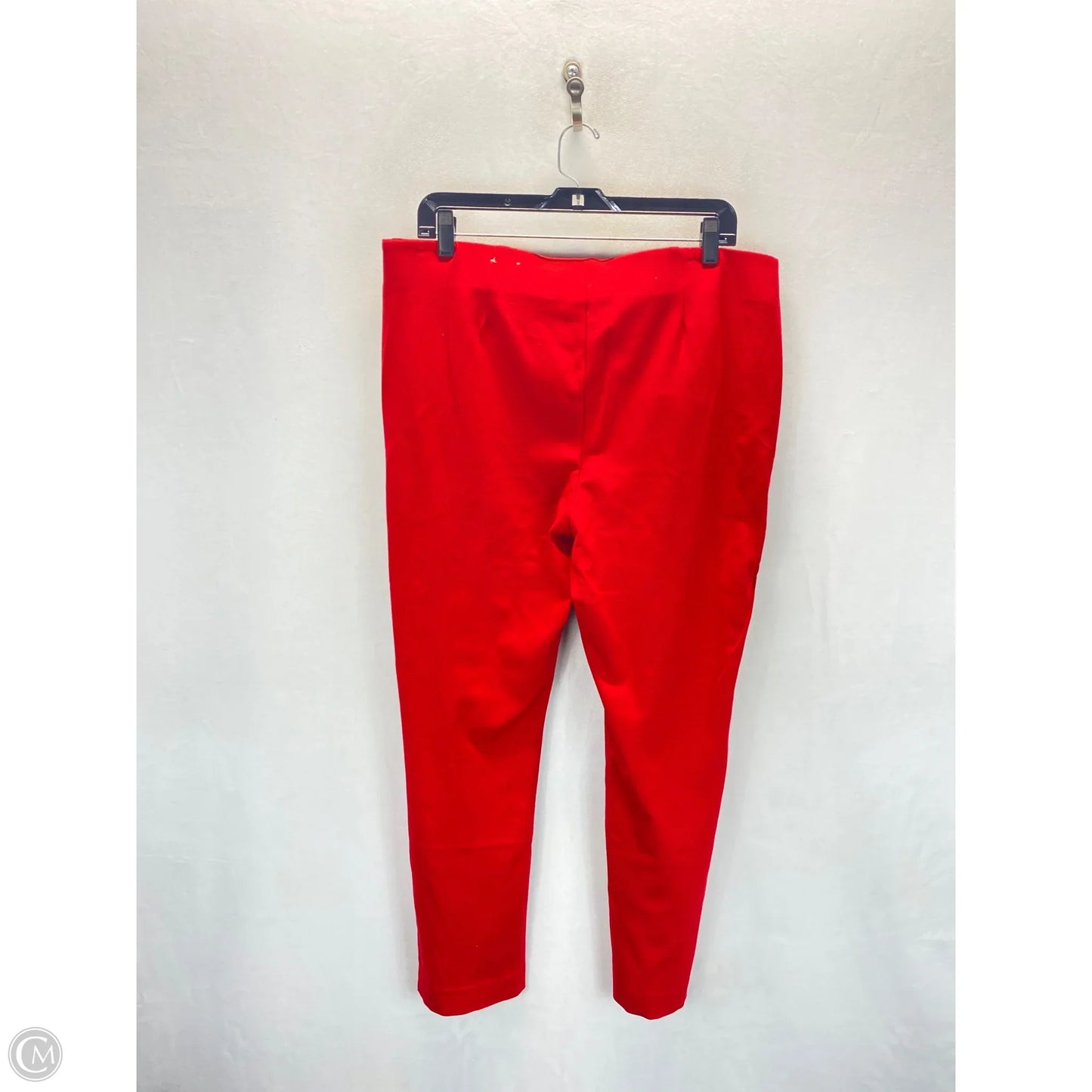 Pants Cropped By Chicos In Red, Size: 14