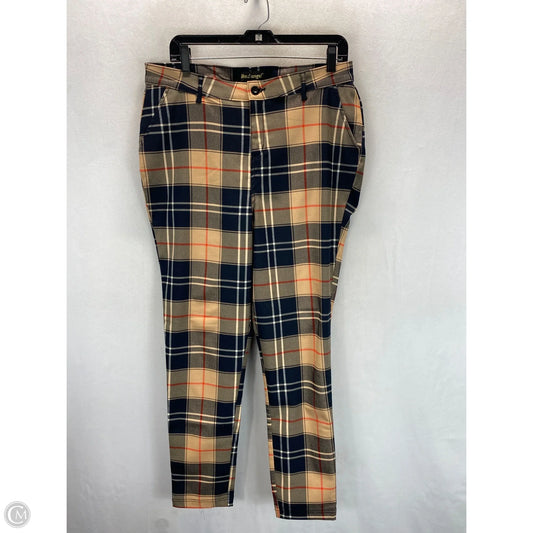 Pants Chinos & Khakis By Clothes Mentor In Blue & Cream, Size: 1x