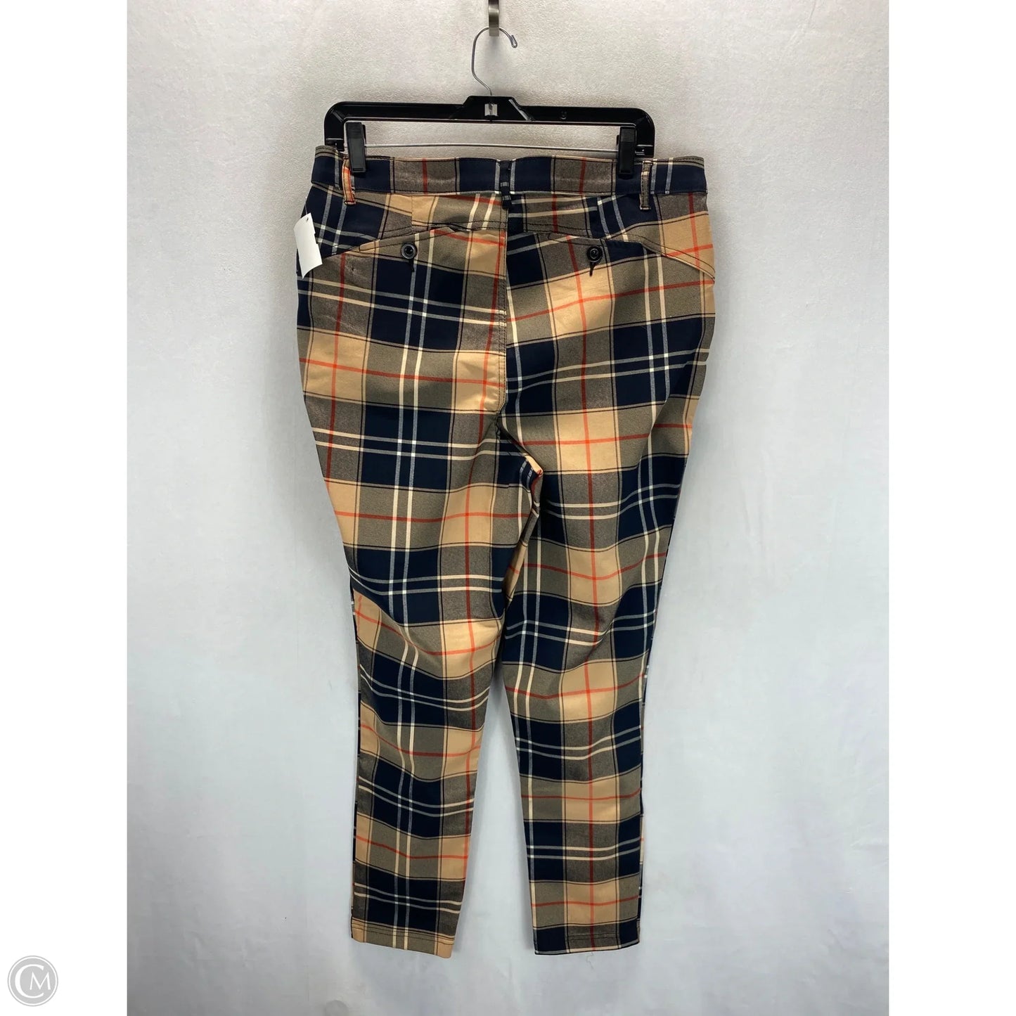 Pants Chinos & Khakis By Clothes Mentor In Blue & Cream, Size: 1x