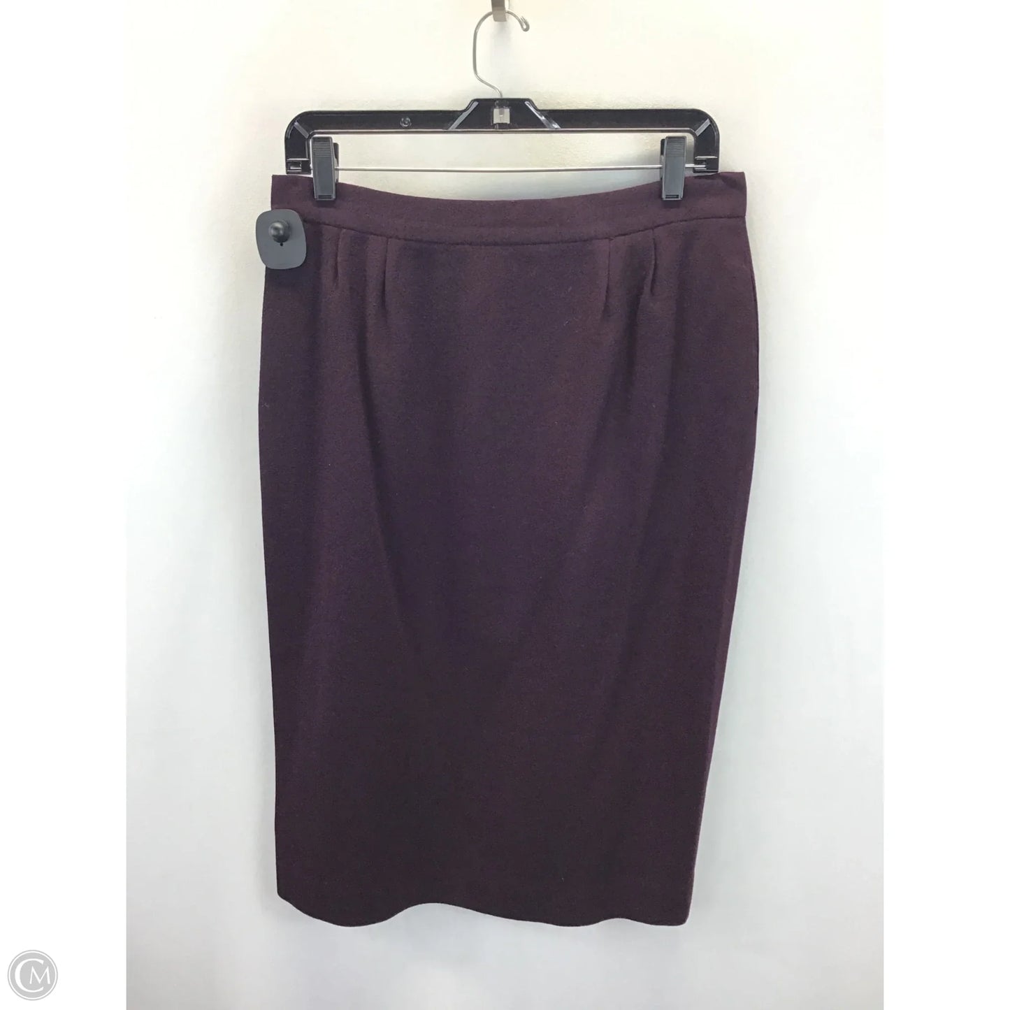 Skirt Set 2pc By Oleg Cassini In Purple, Size: 12