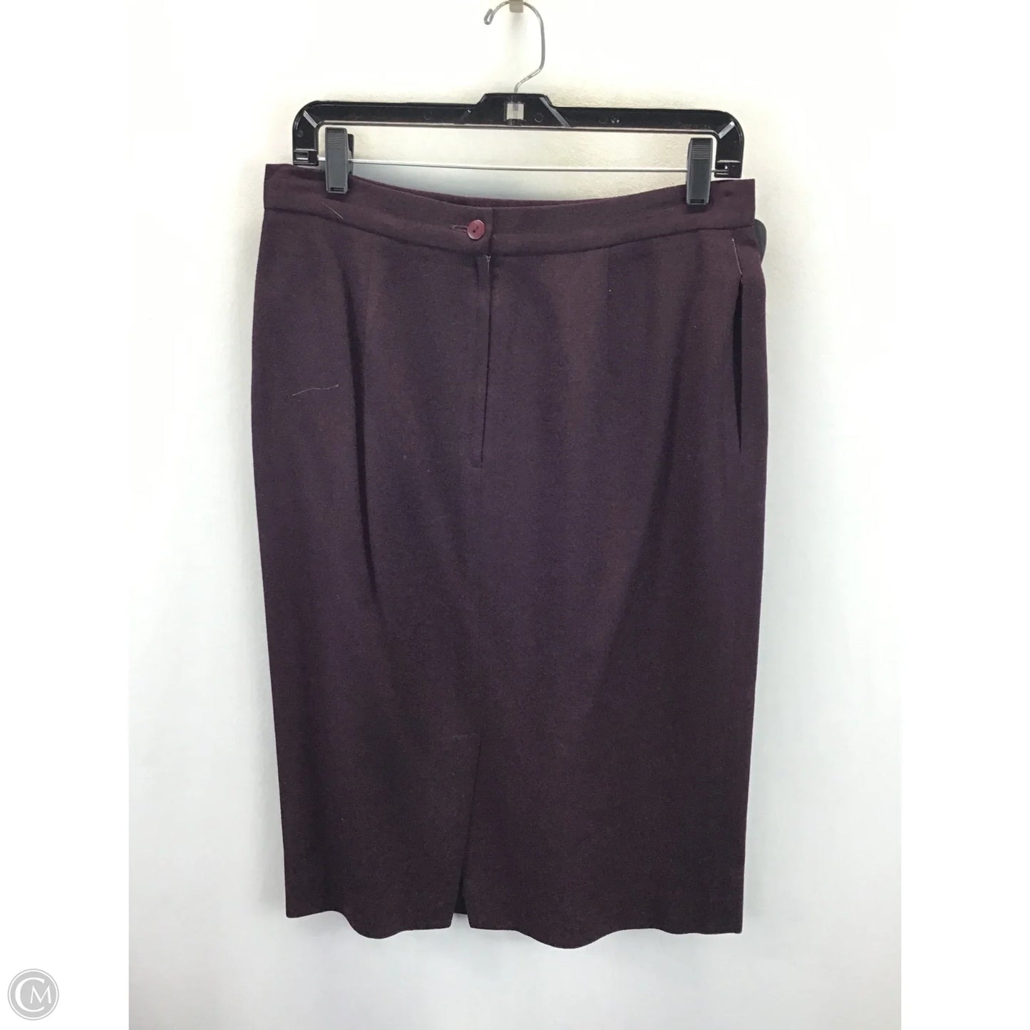 Skirt Set 2pc By Oleg Cassini In Purple, Size: 12