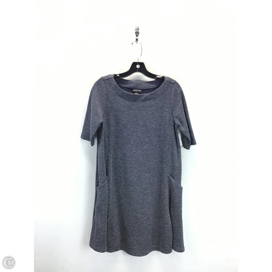Dress Casual Midi By Adrienne Vittadini In Blue, Size: M