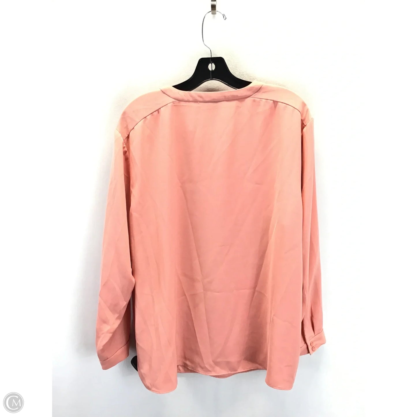 Blouse Long Sleeve By Alfani In Peach, Size: 2x