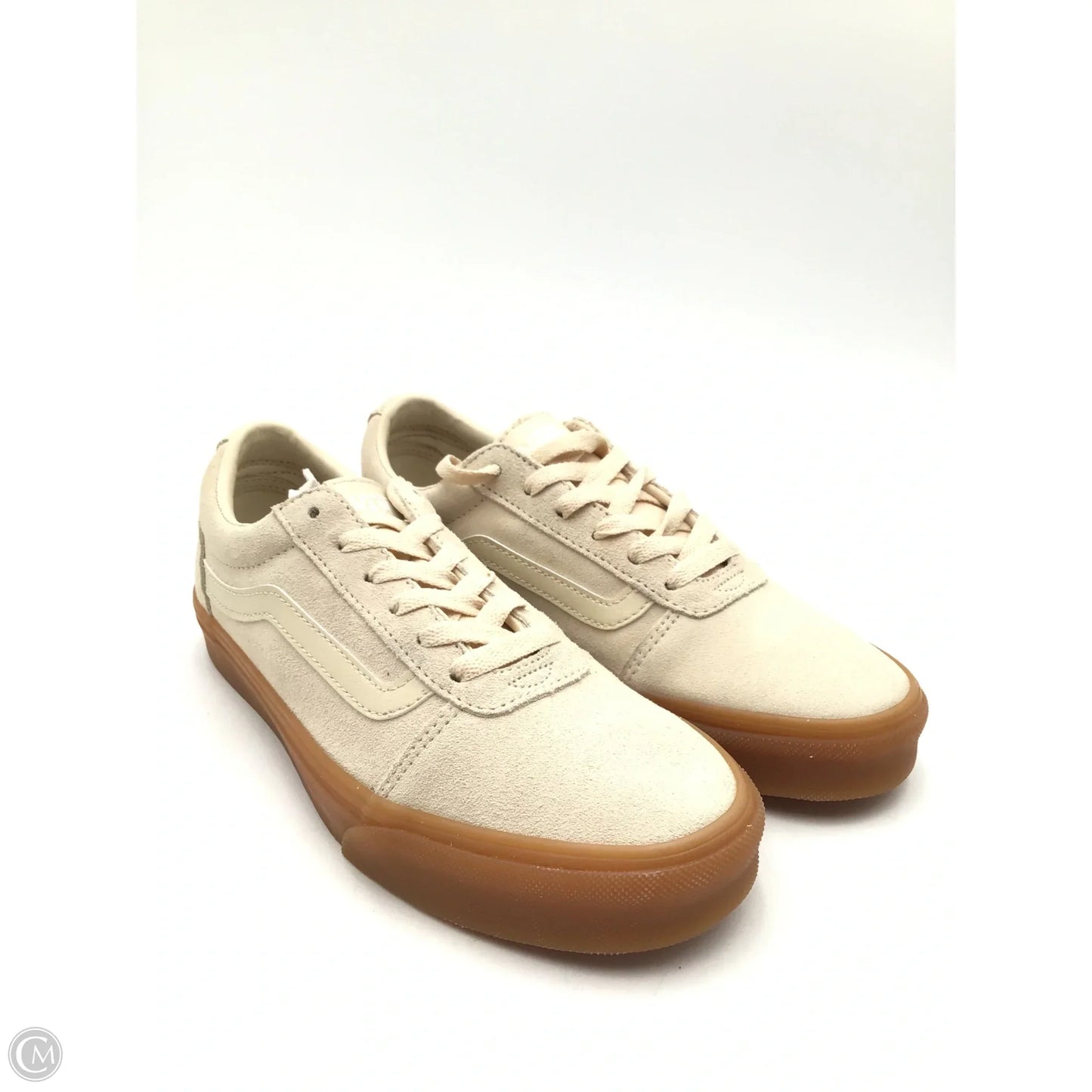 Shoes Sneakers By Vans In Cream, Size: 8