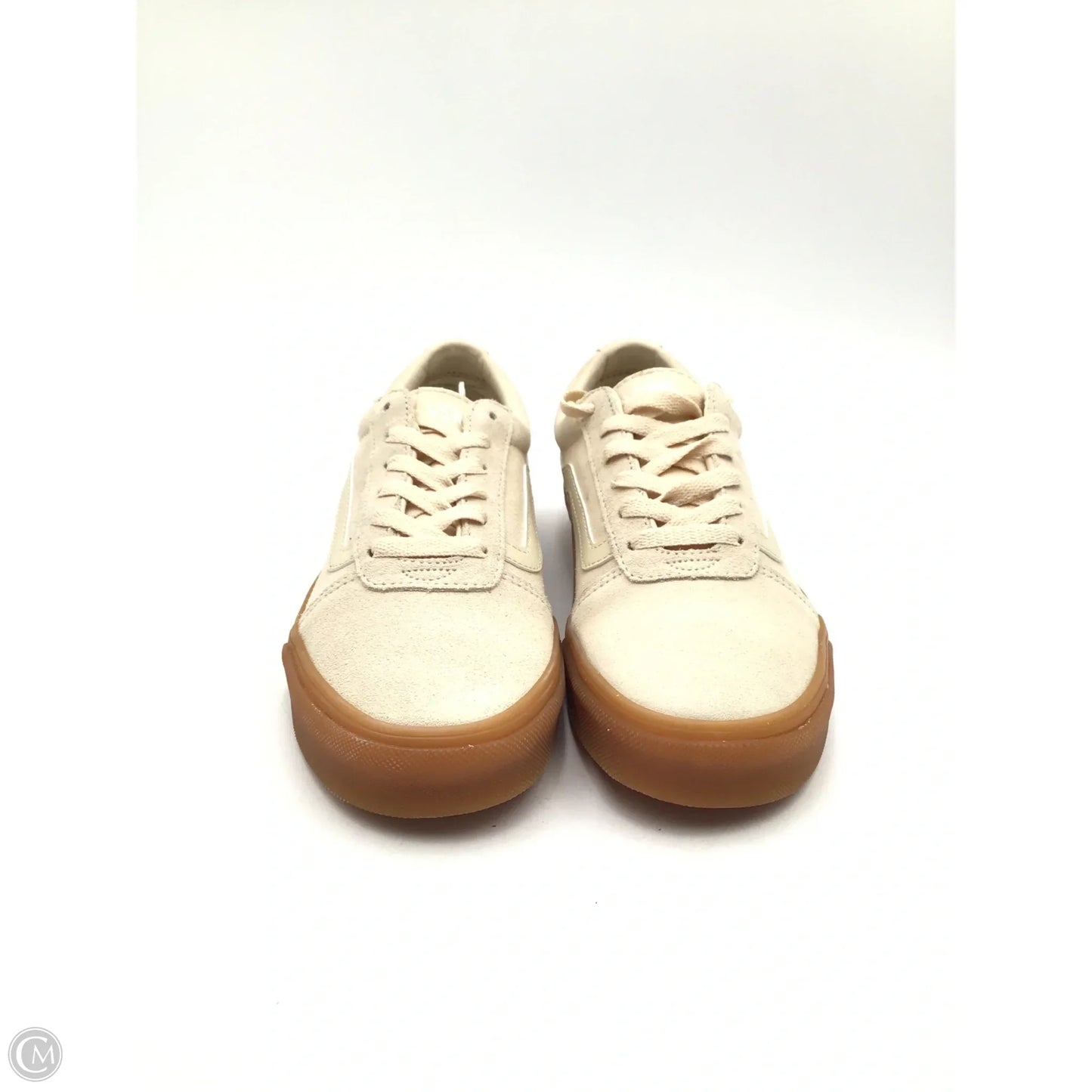 Shoes Sneakers By Vans In Cream, Size: 8