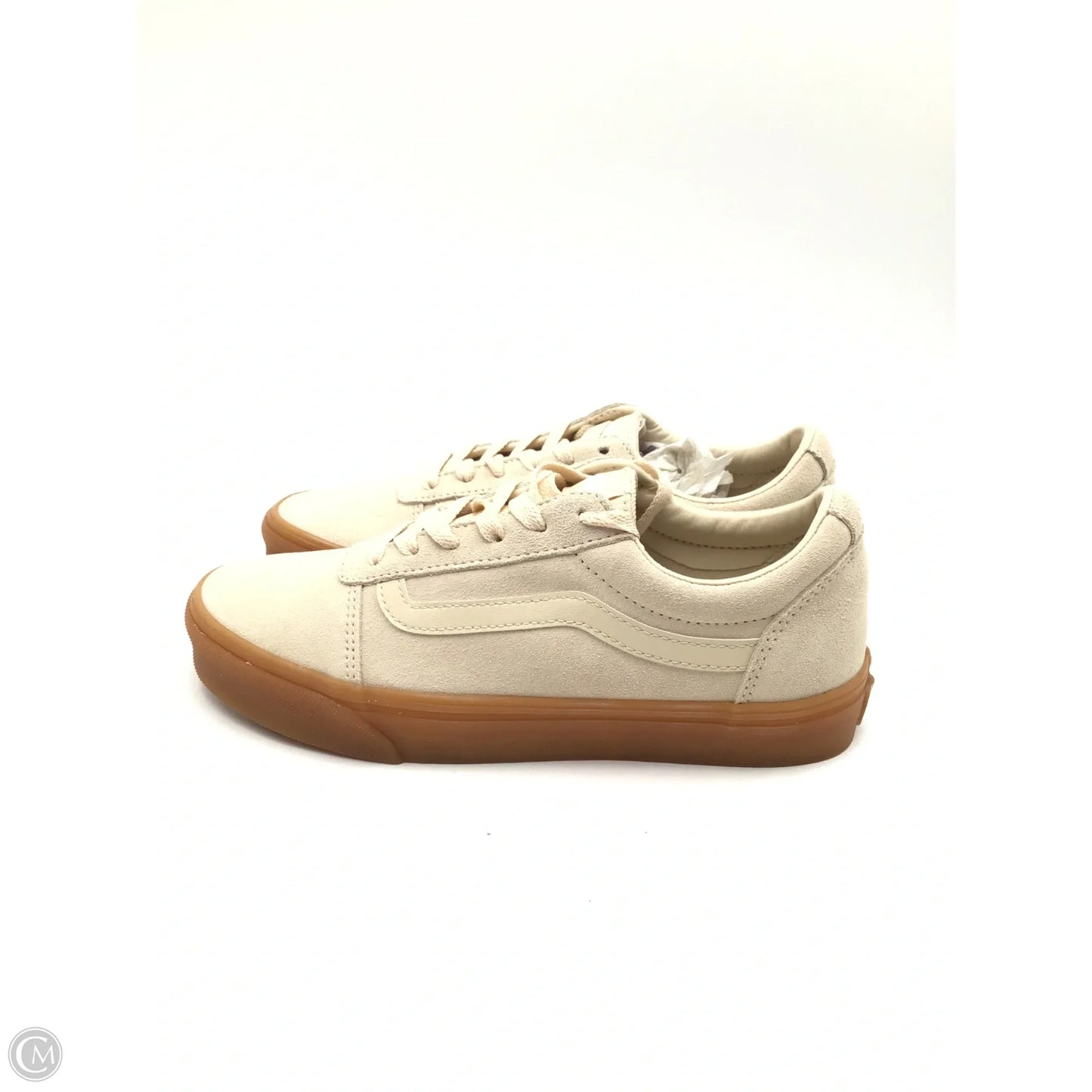 Shoes Sneakers By Vans In Cream, Size: 8