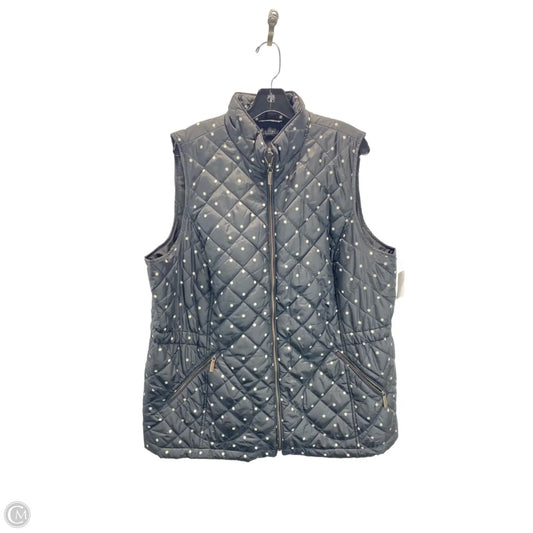 Vest Puffer & Quilted By Talbots In Black, Size: 2x