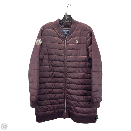Coat Puffer & Quilted By Polo Ralph Lauren In Maroon, Size: Xl