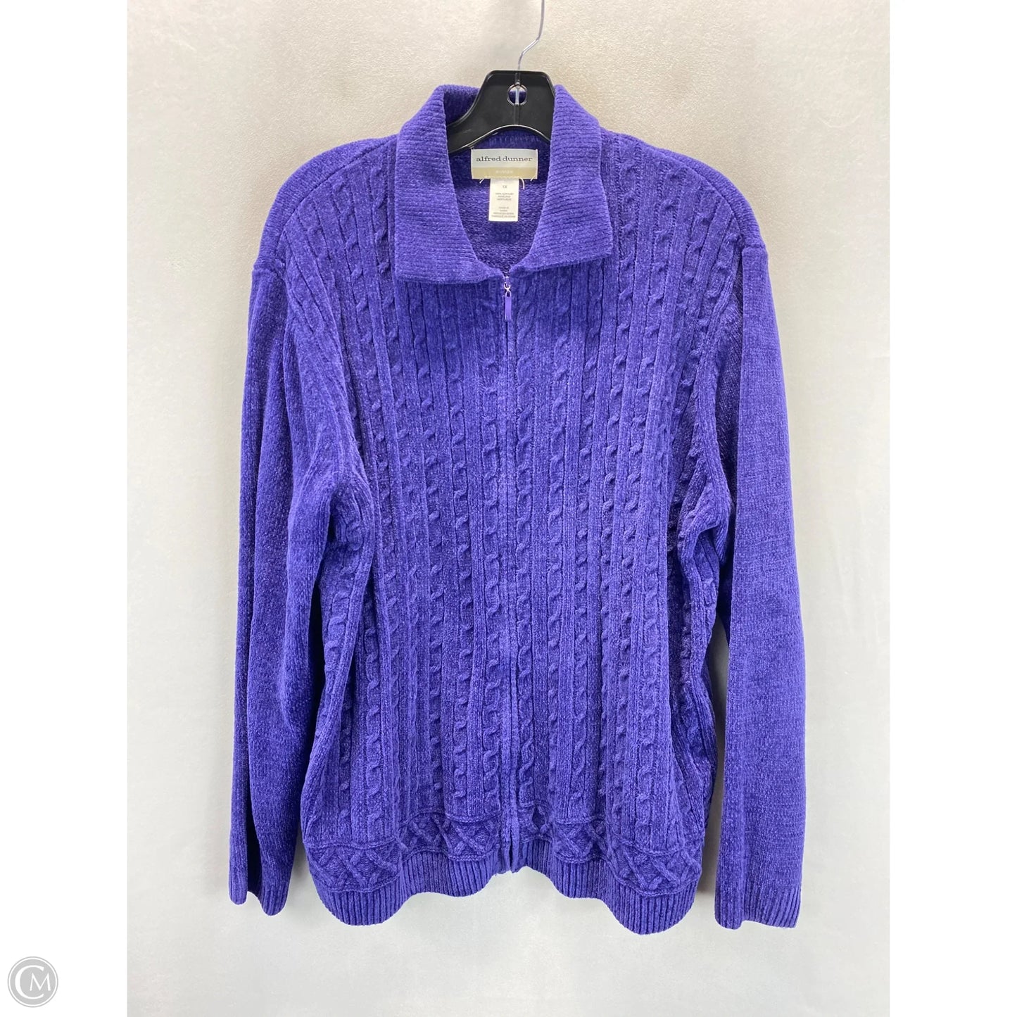Sweater By Alfred Dunner In Purple, Size: 1x