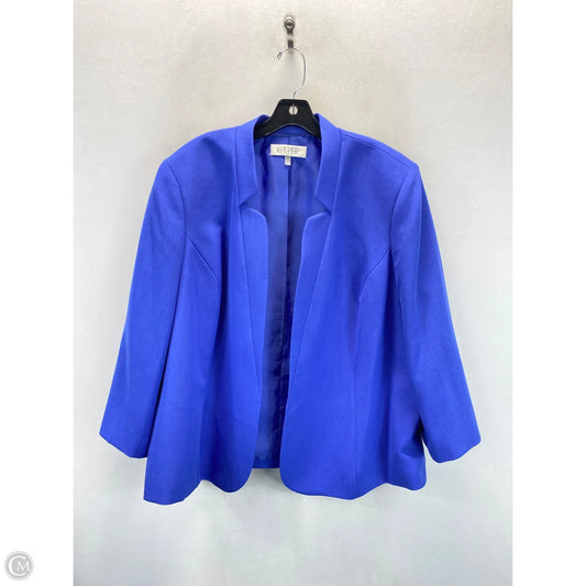 Blazer By Kasper In Blue, Size: 20