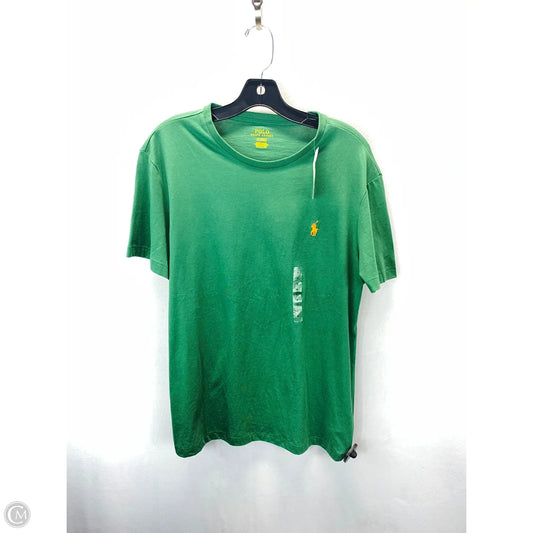 Top Short Sleeve By Polo Ralph Lauren In Green, Size: M