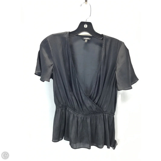 Top Short Sleeve By Express In Black, Size: S