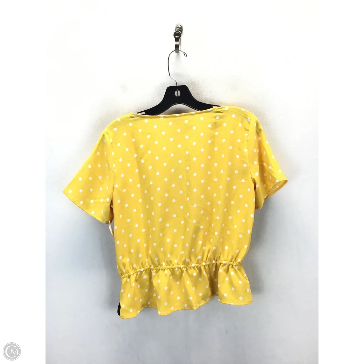 Top Short Sleeve By Loft In Polkadot Pattern, Size: S