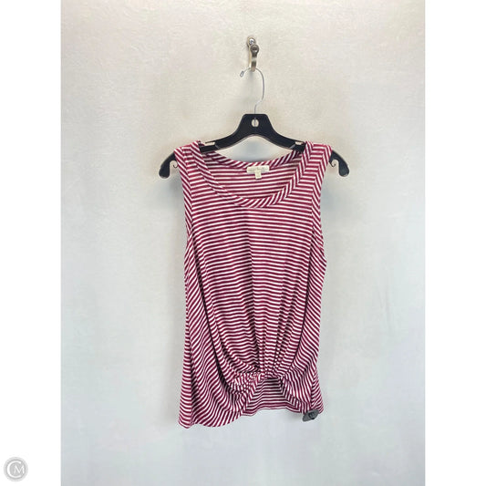 Top Sleeveless By Clothes Mentor In Striped Pattern, Size: S