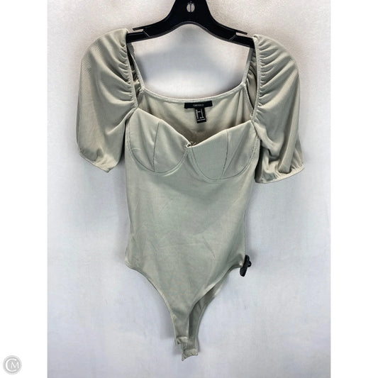 Bodysuit By Forever 21 In Grey, Size: S