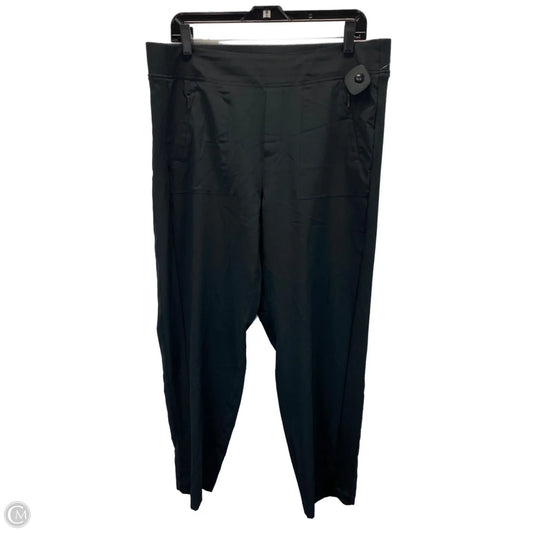 Athletic Pants By Soft Surroundings In Black, Size: L