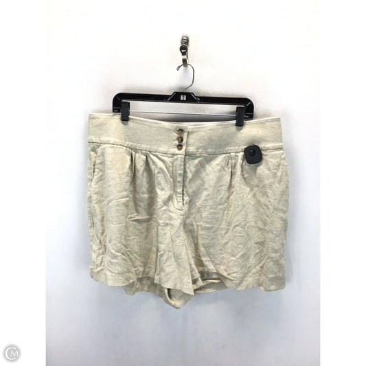 Shorts By Lane Bryant In Cream, Size: 18