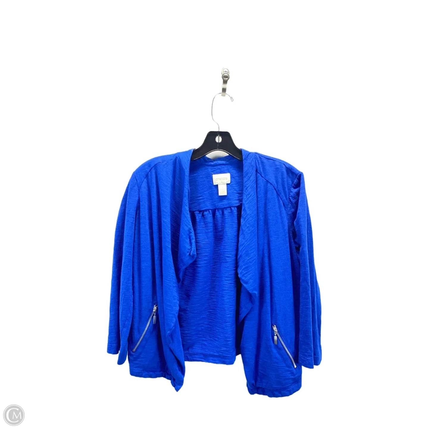 Blazer By Chicos In Blue, Size: M