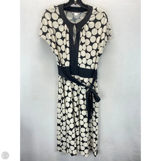 Dress Casual Midi By Dressbarn In Polkadot Pattern, Size: 10