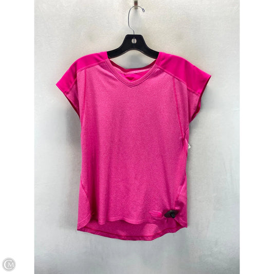 Athletic Top Short Sleeve By The North Face In Pink, Size: S