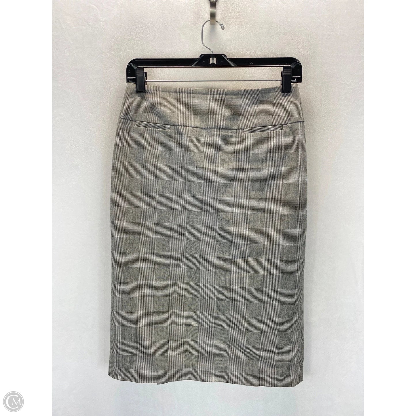Skirt Midi By H&m In Plaid Pattern, Size: 6