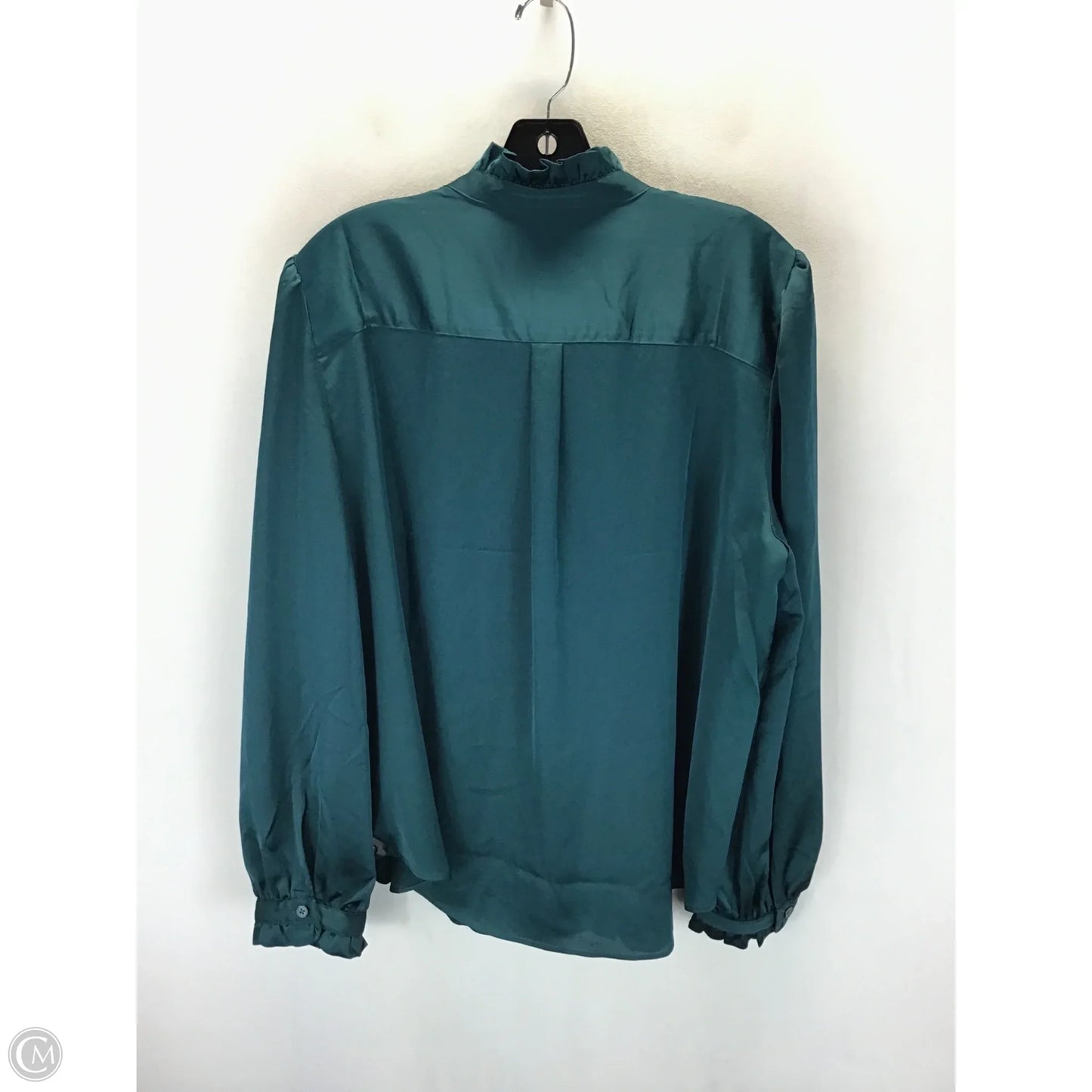 Top Long Sleeve By Ann Taylor In Teal, Size: Xl